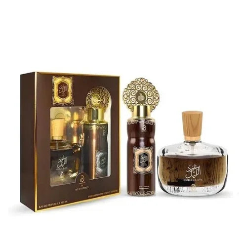 Arabiyat Oud Al Layl EDP 100ml 2 Piece Gift Set for Men