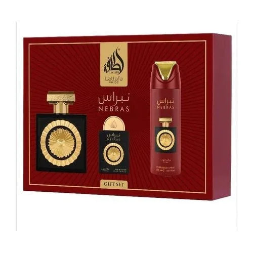 Lattafa Nebras 3 in 1 Gift Set