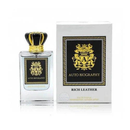 Paris Corner Autobiography Rich Leather EDP 50ml Perfume For Men - Thescentsstore