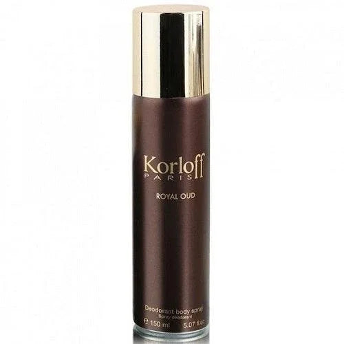 Korloff Royal Oud 150ml Deodorant Spray For Men - Thescentsstore