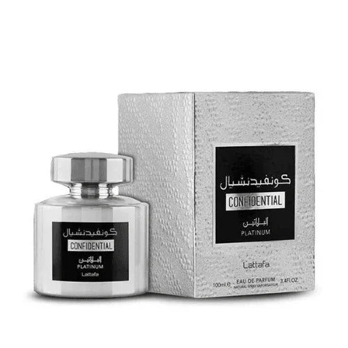 Lattafa Confidential Platinum EDP 100ml - Thescentsstore