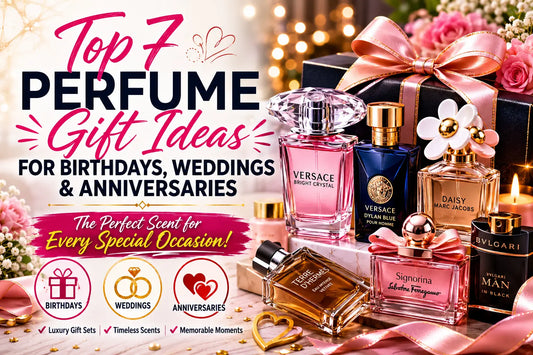 Top 7 Perfume Gift Ideas for Birthdays, Weddings and Anniversaries