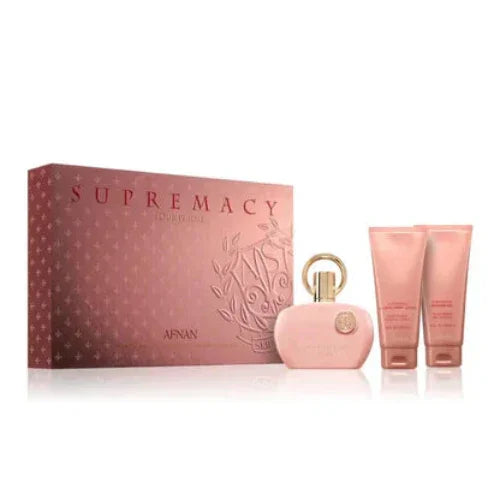 Afnan Supremacy Pink EDP 100ml Giftset