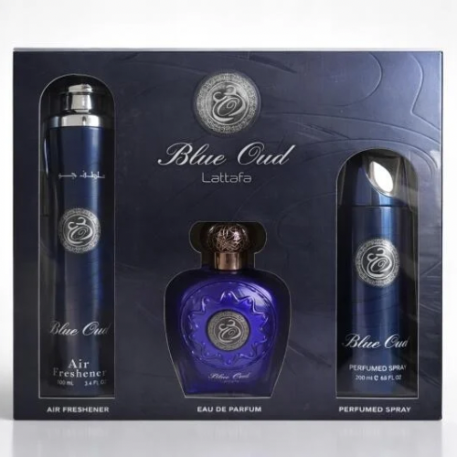 Lattafa Blue Oud Gift Set