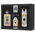 Lattafa King Of Arabia 3 in 1 Gift Set