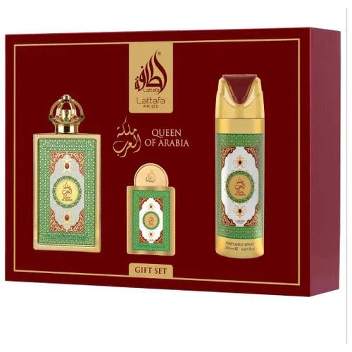Lattafa Queen Of Arabia 3 in 1 Gift Set