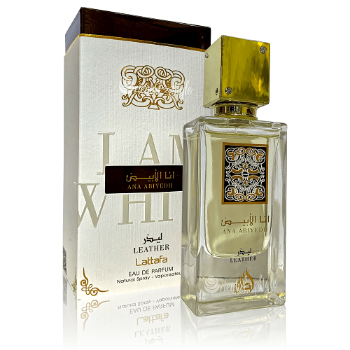 Lattafa Ana Abiyedh Leather EDP 60ml Men - Thescentsstore