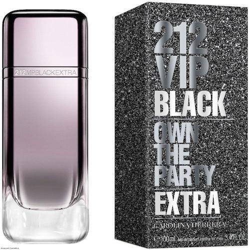 Carolina Herrera 212 VIP Black Extra EDP 100ml Perfume for Men - Thescentsstore