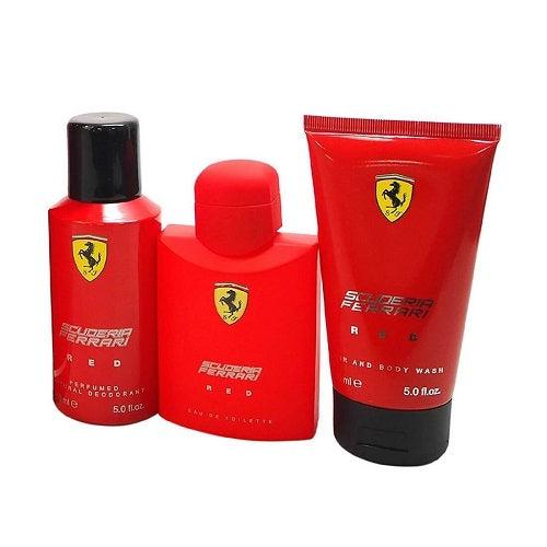 Ferrari Red EDT125ml Gift Set For Men - Thescentsstore