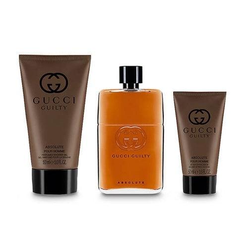 Gucci Guilty Pour Homme Absolute EDP 90ml Gift Set For Men - Thescentsstore