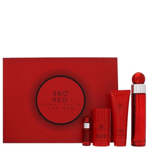 Perry Ellis 360 Red For Men EDT 100ml Gift Set - Thescentsstore
