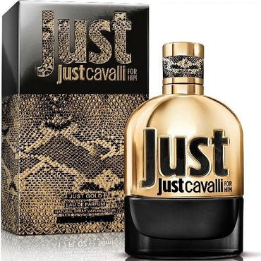 Roberto Cavalli Just Cavalli Gold EDP 90ml For Men - Thescentsstore