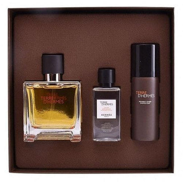 Hermes Terre d'Hermes Eau Intense Vetiver EDP 100ml Gift Set For Men - Thescentsstore