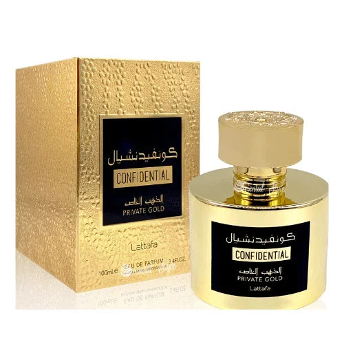 Lattafa Confidential Private Gold EDP 100ml - Thescentsstore