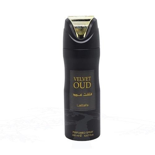 Lattafa Velvet Oud 200ml Deodorant Spray - Thescentsstore